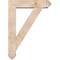 Ekena Millwork Traditional Arts and Crafts Smooth Bracket w/ Offset Brace, Douglas Fir, 7 1/2"W x 32"D x 44"H BKT0806X32X44TRA03SDF - alternate 2